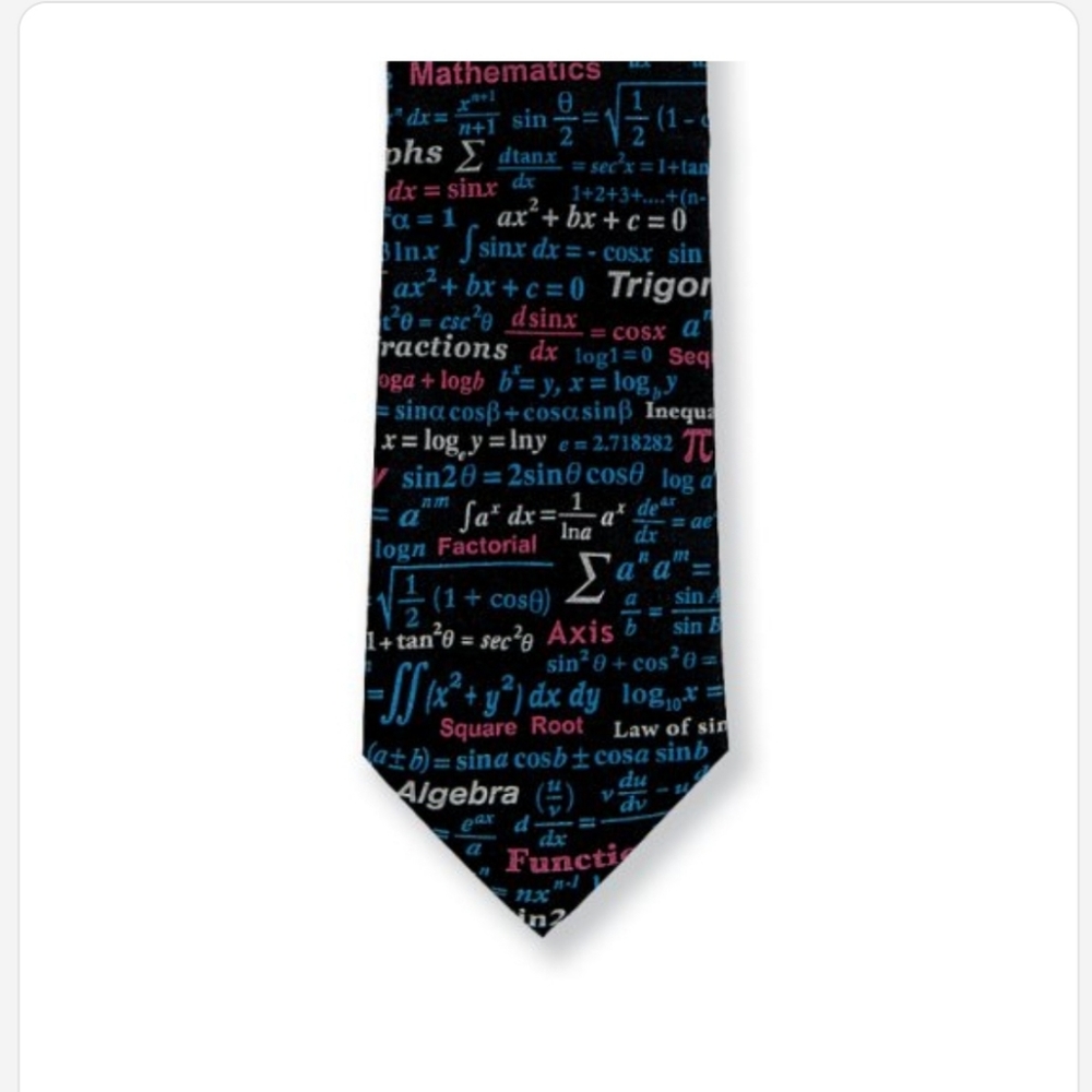 Computer Gear Math Equation Engineer Tie - image 4